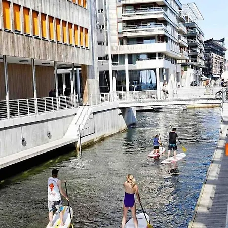 Bright & Exclusive 1br In Prime Location, Located On Water In Center With View To Fjord * אוסלו