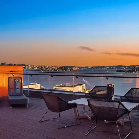 Exclusive Apartment, Sea View To Fjord, Located On Water In Center *
