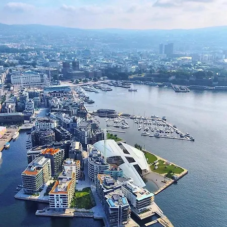 Apartment Bright & Exclusive 1br In Prime Location, Located On Water In Center With View To Fjord