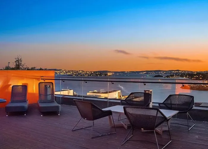 Bright & Exclusive 1br In Prime Location, Located On Water In Center With View To Fjord *