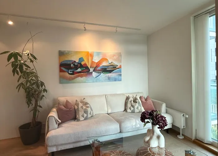 Bright & Exclusive 1br In Prime Location, Located On Water In Center With View To Fjord *